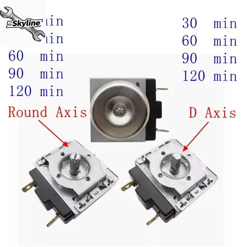 العالمي دقائق الموقت 250 فولت 16A الموقت التبديل DKJ-Y لفرن كهربائي قدر الضغط جهاز طهي الأرز قطع الغيار 15/30/60/90/120