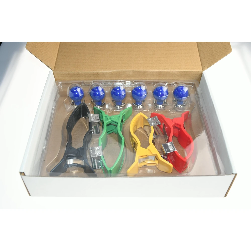 Agcl-plated /Limb Clamp EKG Multi-function Suction Electrodes,3.0&4.0&snap&clip Purpose,metal Part OD=24/27 mm Ball