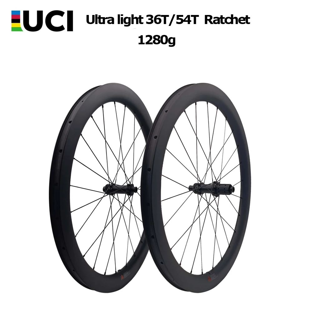 UCI Quality Gravel Bike Wheels 700C Disc Brake Wheels Ratchet System Ceramic Bearing Hub Center Lock Cycling Carbon Wheelset