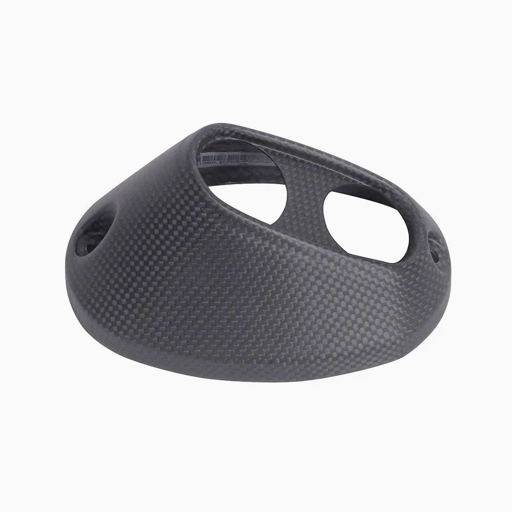 ZC-Motorcycle Carbon Fiber Exhaust Cap End Pipe Cover Cowl For Ducati Desert X 2022 2023 - view 3