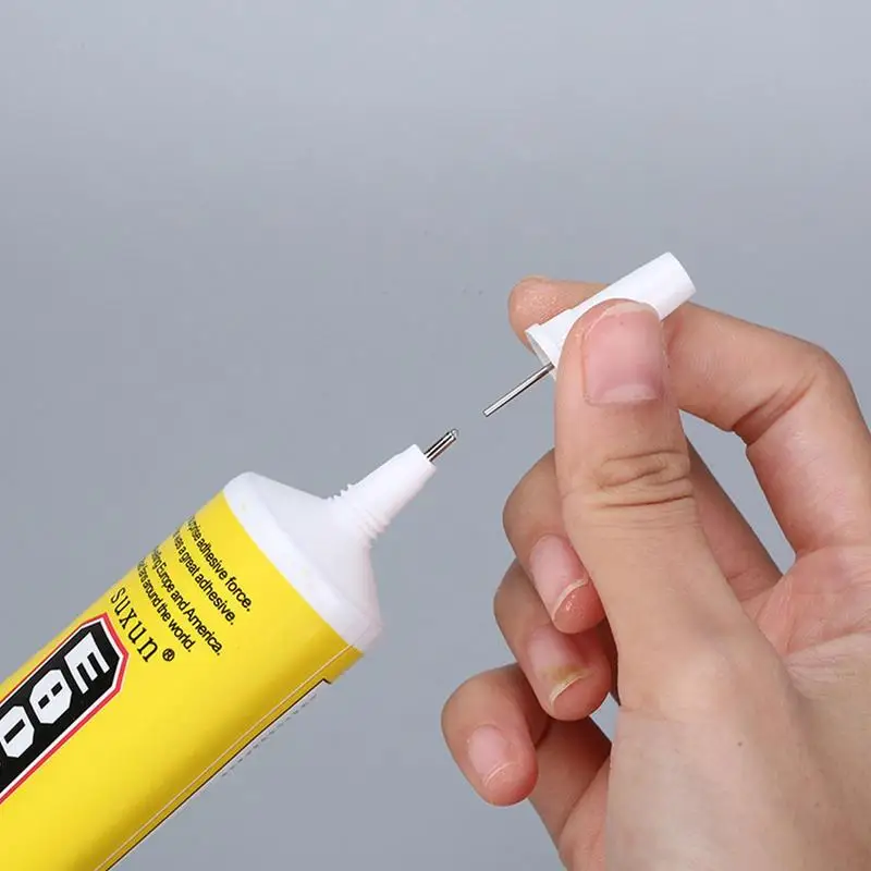 Glue For Jewelry Making Clear Multi-Purpose Glue For Rhinestones Removable Gluing Accessory For Rubber Paper Glass And Other