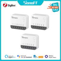 1-10PCS SONOFF ZBMINIR2 Zigbee3.0 Smart External Switch Control Compact Size Requires Neutral Wire Works with Alexa Google Home