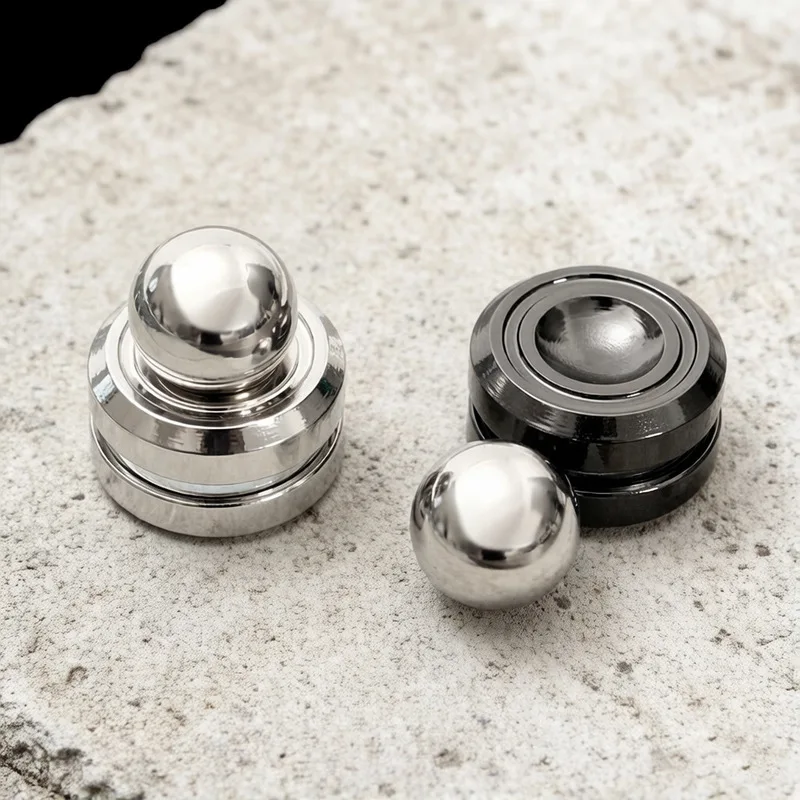 New Creative Satellite Yo-Yo Magnet Gyro Yo-Yo Fingertip Toy Finger Decompression Gyro Gift Holiday Souvenir Decompression Toy
