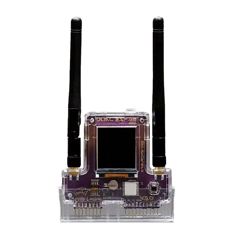 

【SURPISE】Двойная мини-плата ESP32 Wi-Fi V3 с GPS, двойная плата для разработки на ESP32 Wi-Fi для AWOK Design