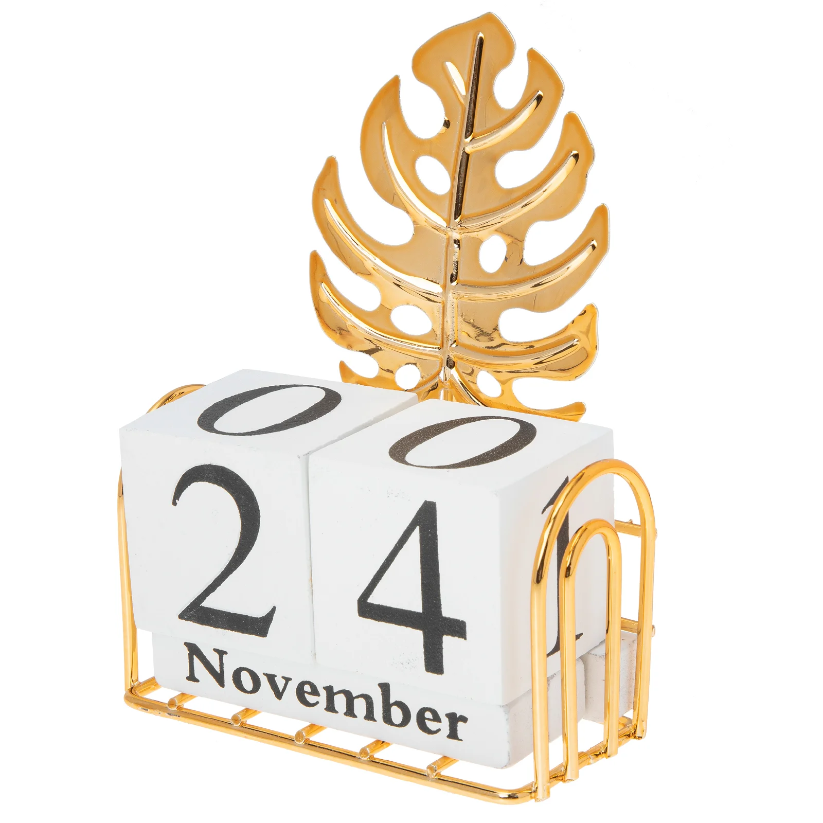 Comfortable Calendar Decoration Office Organizers Wooden Kitchen Desk Perpetual
