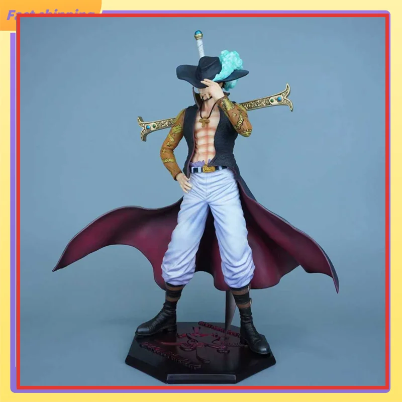 

​​One Piece 30cm Mihawk Shichibukai 30cm Standing Pose Red/Yellow Color Anime Figure Statue Desktop Decoration Gift​