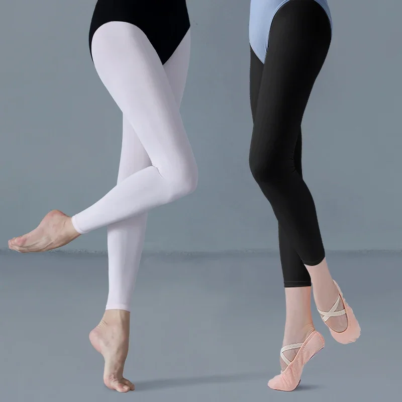 Ballet Woman Tights Ballet Core Professional White Ninth Pantyhose Convertible Dance Socks Tights Dance Outfit For Kid