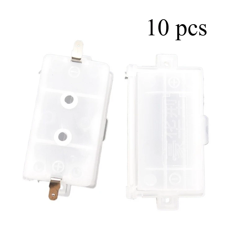 10 Pcs Gas Stove Battery Box White Transparent No. 1 Battery Compartment Accessories Home Appliance Parts Cooktop Parts