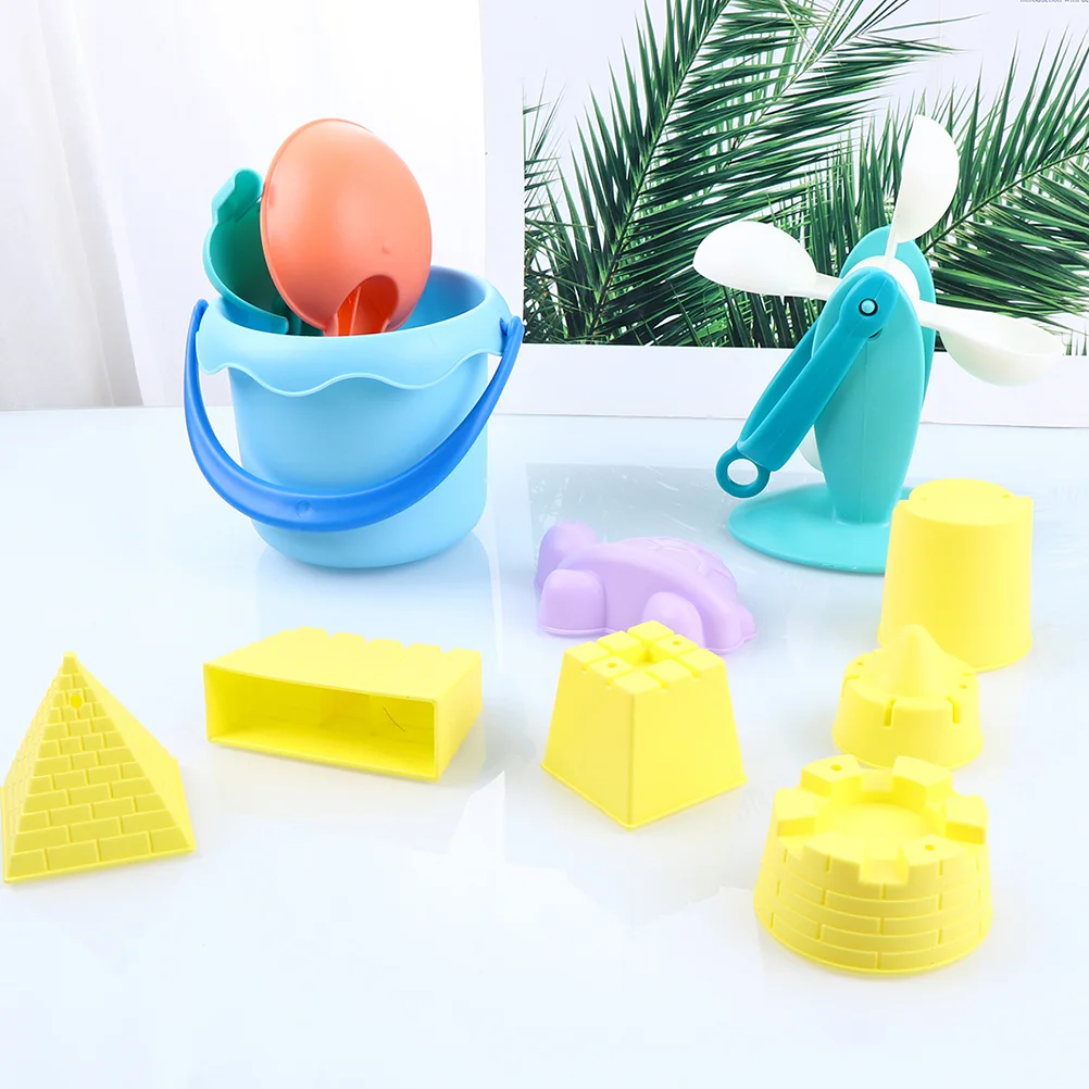 Beach Wagon Toys para crianças, Toddler Sand, brinquedos educativos, acessórios para brincar, ferramentas com neve, praia, 6 pcs