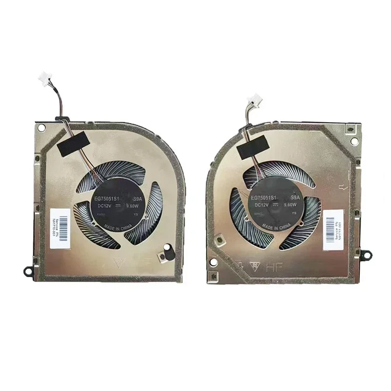 New CPU GPU Cooling Fan N91710-001 N91711-001 For HP OMEN 10 Slim14 14-FB 14-FB0667NR 14-FB023DXX 14-FB0000CA 14-FB0008CA