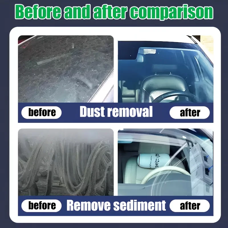 100ML フロントガラス油膜除去剤、車のガラスの水、冬の氷なし、使いやすい、ポータブル、フロントガラス、バックミラーに適しています。