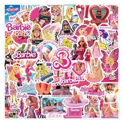 60/120PCS Cartoon Anime Princess Barbie Stickers for Scrapbooking Laptop DIY Notebook Phone Waterproof Sticker Decor Girls Gift