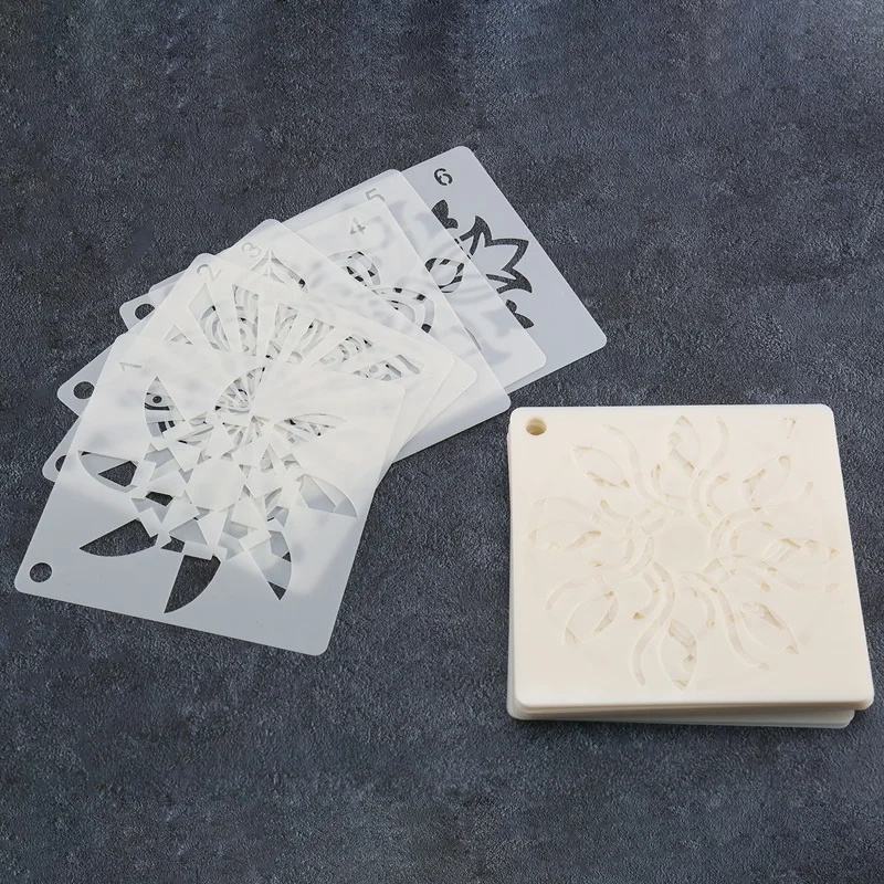 56 шт./упаковка, трафареты для рисования в виде мандалы