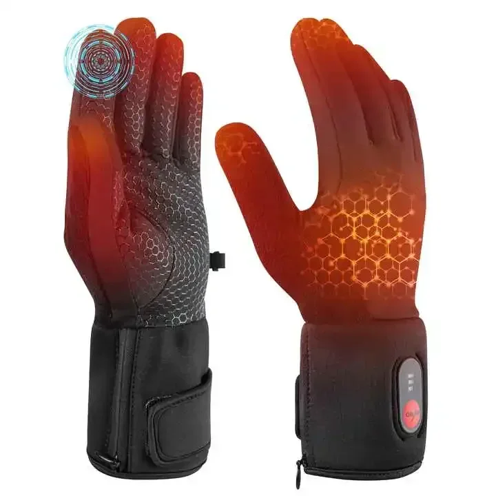 Winter Touch Screen Skiing Heated Gloves Golf Cycling Other Sports Battery Heated Gloves
