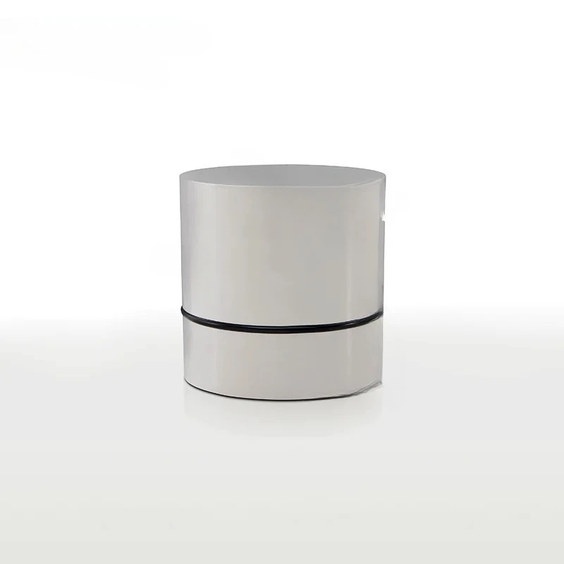 Modern design solid wood bedside table round storage bedside table