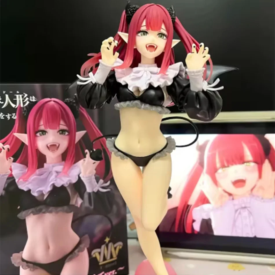 My Dress‑Up Darling Figure, Kitagawa Marin Little Devil Succubus Cos Kneeling Ver, PVC Model Desktop Ornament Toy