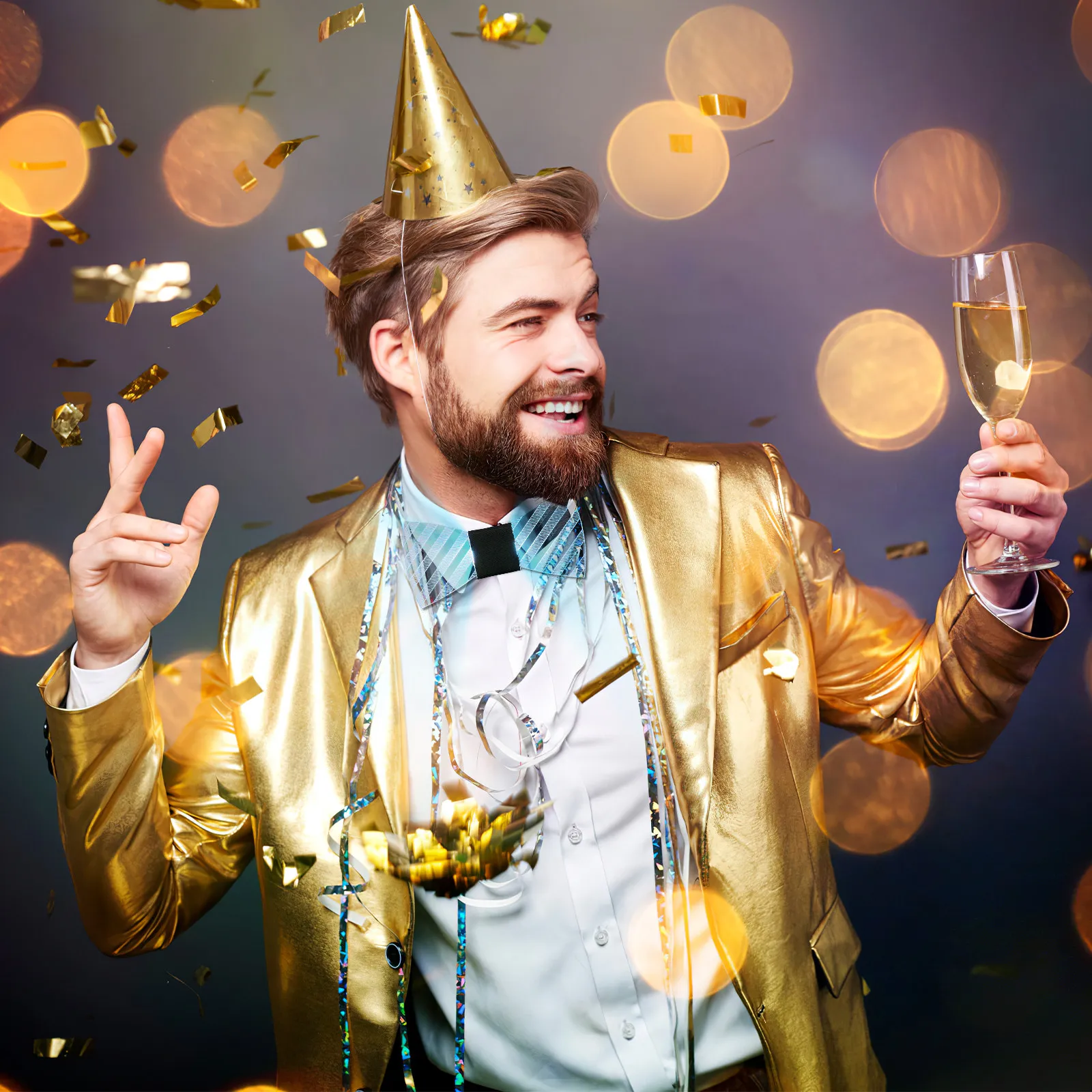 

1 шт. светящийся галстук-бабочка, разноцветный, для фестивалей и вечеринок, аксессуар для костюма, светящийся в темноте, украшение для костюма