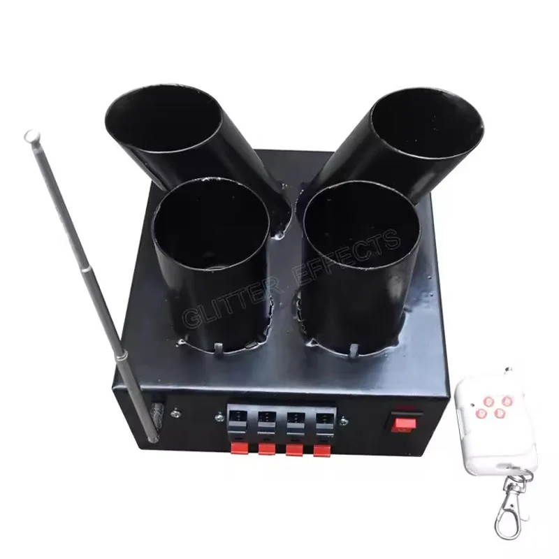Stage Cold Fountain Wedding Remote Control 4 Heads Stage Effect Machine