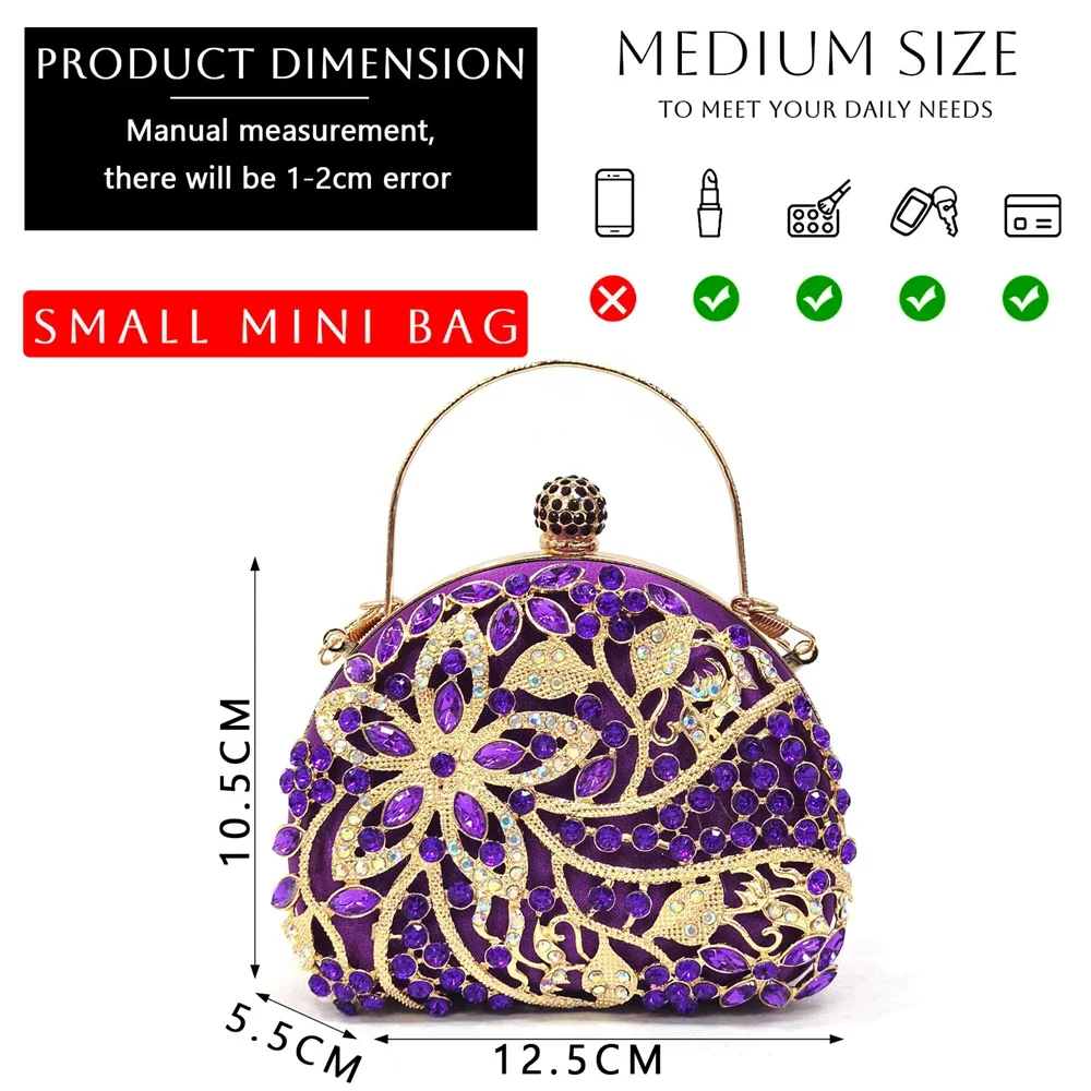 Venus Chan 2024 Latest Shoe and Bag Set Lace Mesh Design Africa Women\'s Mid-heel Rhinestone Mini Bag for Nigeria Party Wedding