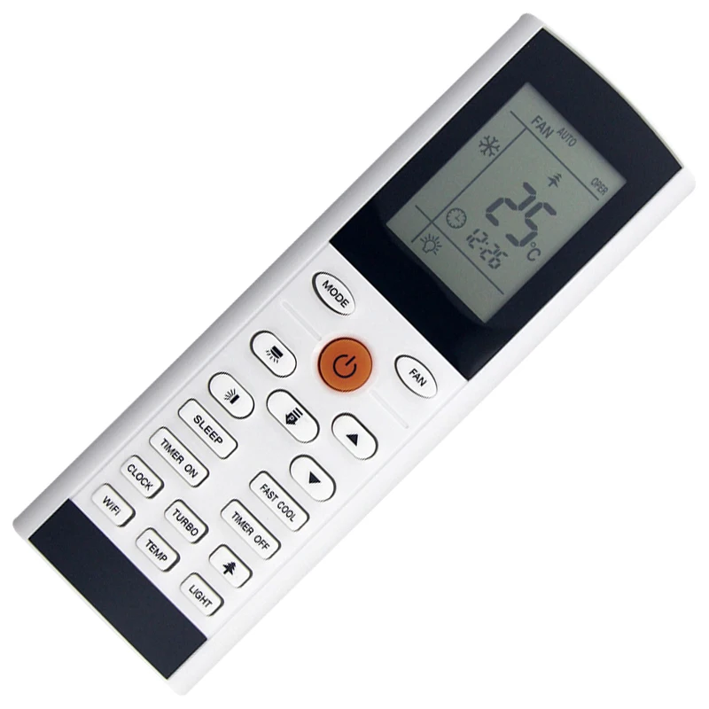 

Совместим с запасными частями дистанционного управления кондиционером Gree YAC1FB16.