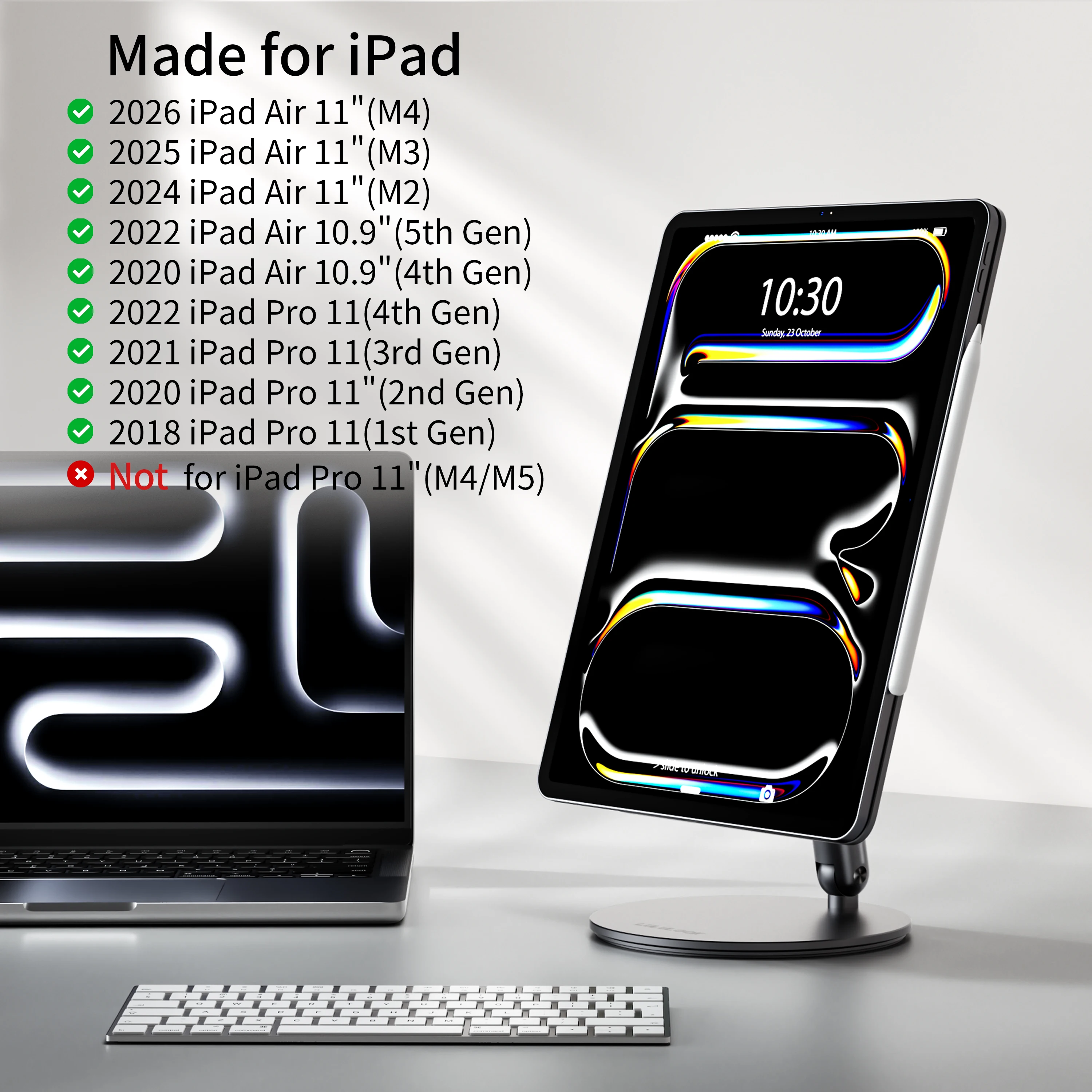 iPadアクセサリー LULULOOK Charging Stand for iPad Amazon.com: LULULOOK [Upgrade Magnetic Wireless Charging Stand for