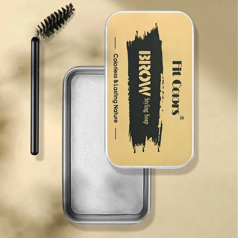 جل الحواجب الشفاف، تركيبة مقاومة للماء، عقد شفاف غير لامع مع فرشاة سوبولي للمكياج الطبيعي ذو المظهر البري طوال اليوم