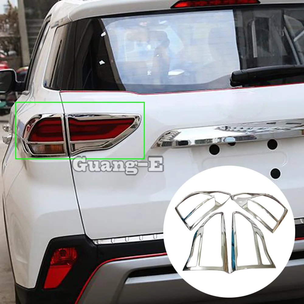 

Для Hyundai IX35 2018-2020: хромированные накладки на задние фонари (4 шт.)