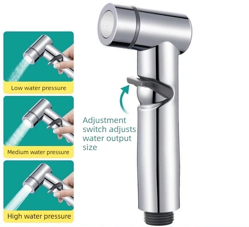 

Hot Selling Must-Have Bathroom Accessory with Flow Adjustment - Hand Shower Head for Toilet Health-Conscious Bidet Sprayer