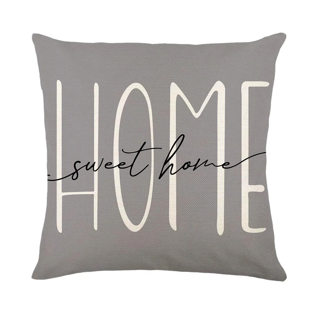 Home Deocrative Cushion Cover Spring Flower Printed Pillow Cover 45x45cm Pillows Pillowcase for Living Room Couch Decorations