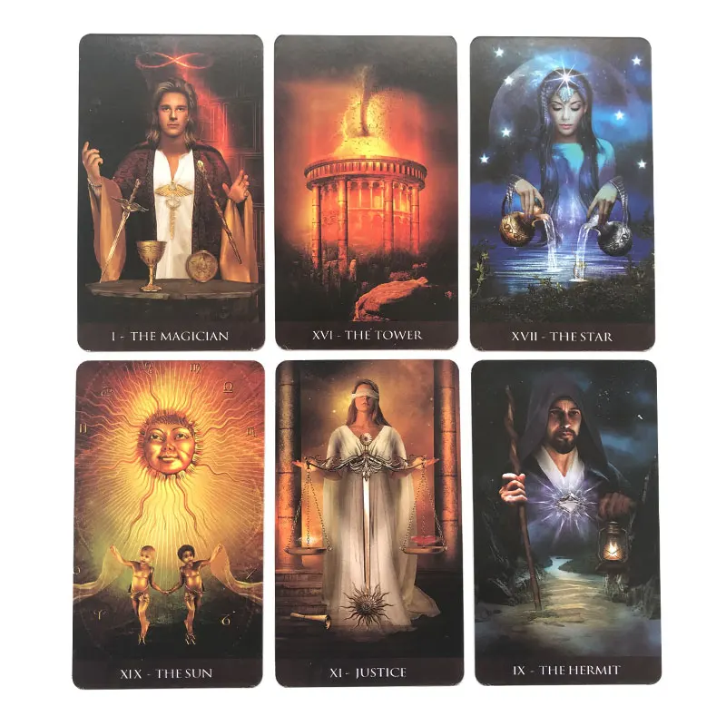 78 Card Arcanum Tarot Card Oracle Leisure entertainment games Card, family gatherings Tarot Card, board games Tarot PDF Guide