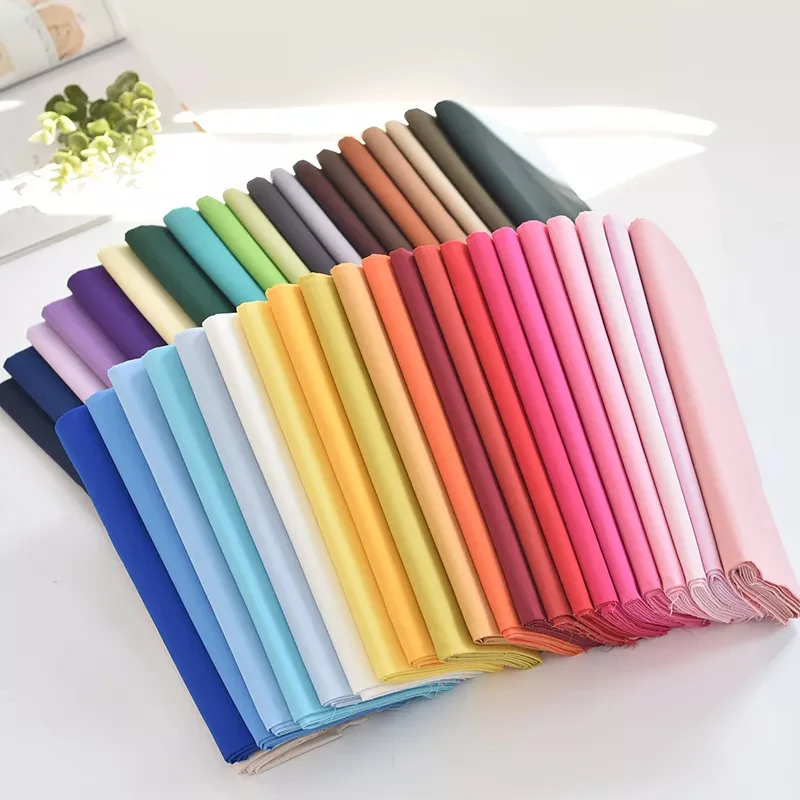 Wholesale Plain Cotton Poplin Fabric 100% Cotton Shirting Fabrics Premium Combed Cotton Poplin Fabric