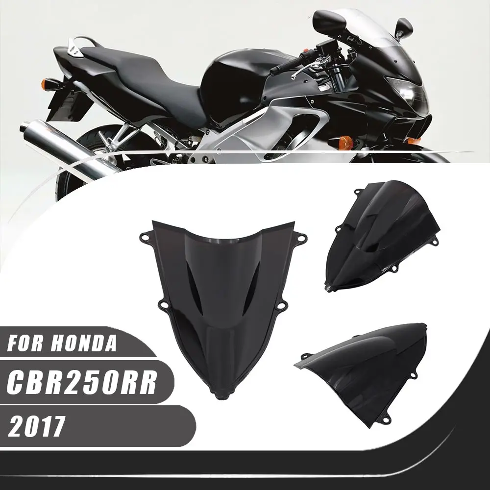 

For Honda CBR250RR 2017-2020 CBR 250RR 2019 2018 Motorcycle Windshield Windscreen Wind Deflectors