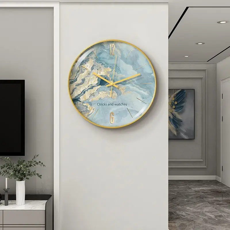 

Creative North Star Wall Clocks, Living Room, Household Fashion, Wall Watch, Modern, Simplicity, Light, Luxury, Atmospheric Quar