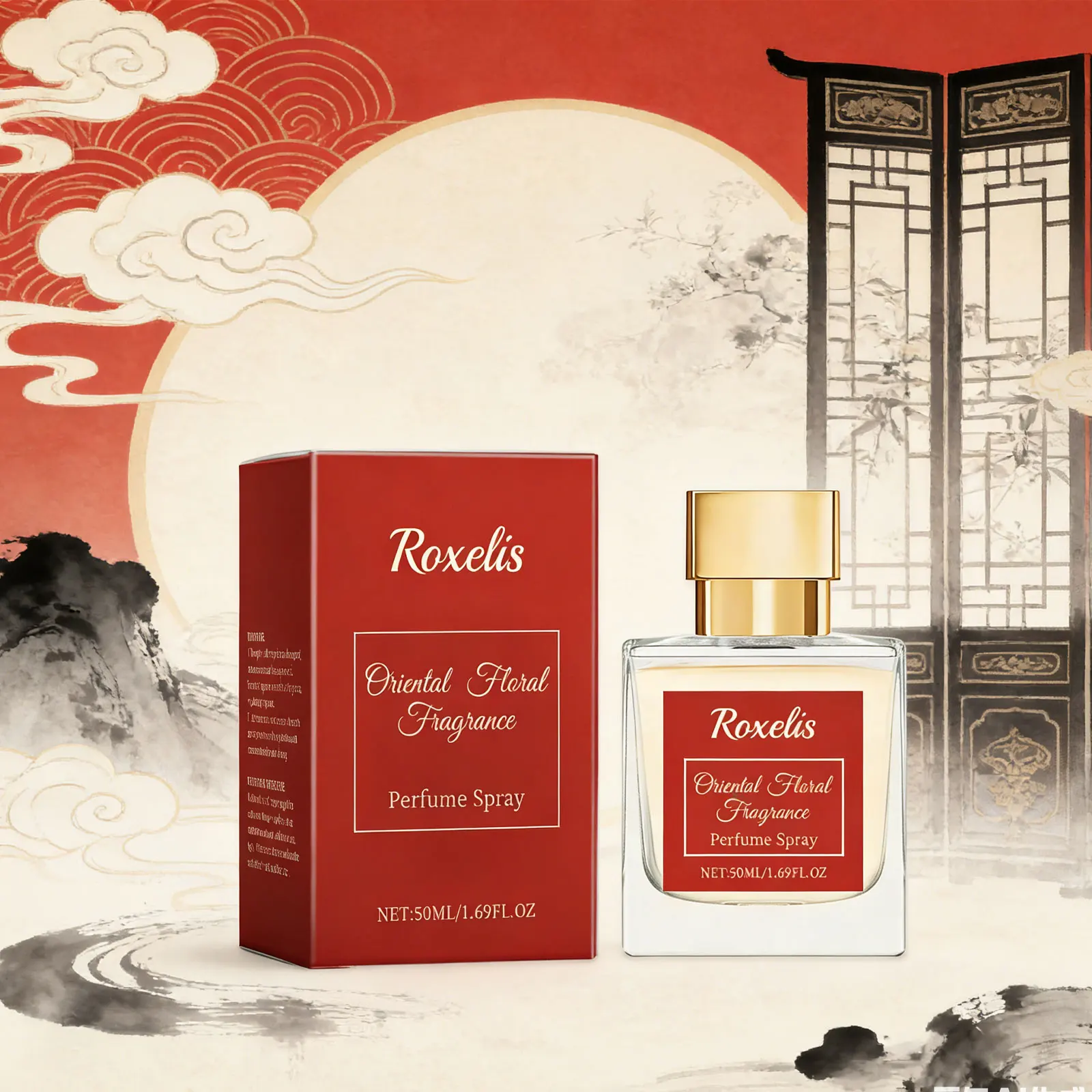 

Парфюм Roxelis 50 мл, восточный цветочный аромат, стойкий, освежающий, для свиданий, очаровательный, свежий и благородный.