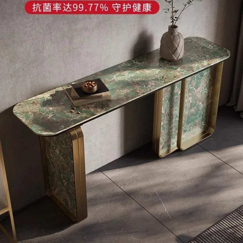 Y Light Luxury Style Entrance Cabinet Modern Simple Directly Opposite Entrance Living Room Corridor Wall-Mounted