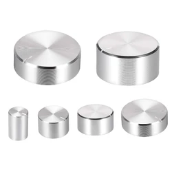 Aluminum Alloy Potentiometer Knob Cap Encoder Volume Control Audio Knob for 6mm Shaft Hole Knob ( D-axis.)