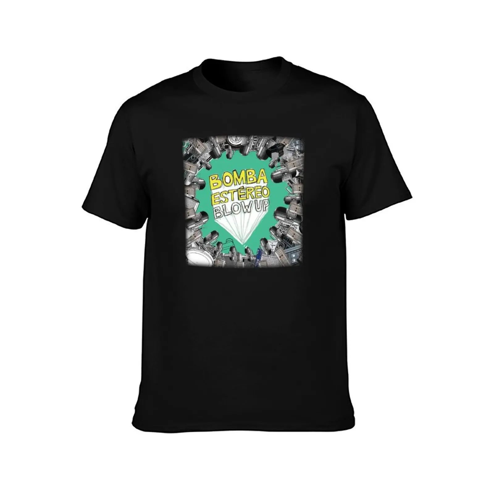 blow up T-Shirt, Summer Casual Cotton Tee, Oversized Streetwear Tops, Vintage Graphic Print, Loose Fit Short Sleeve, 100% Cotton