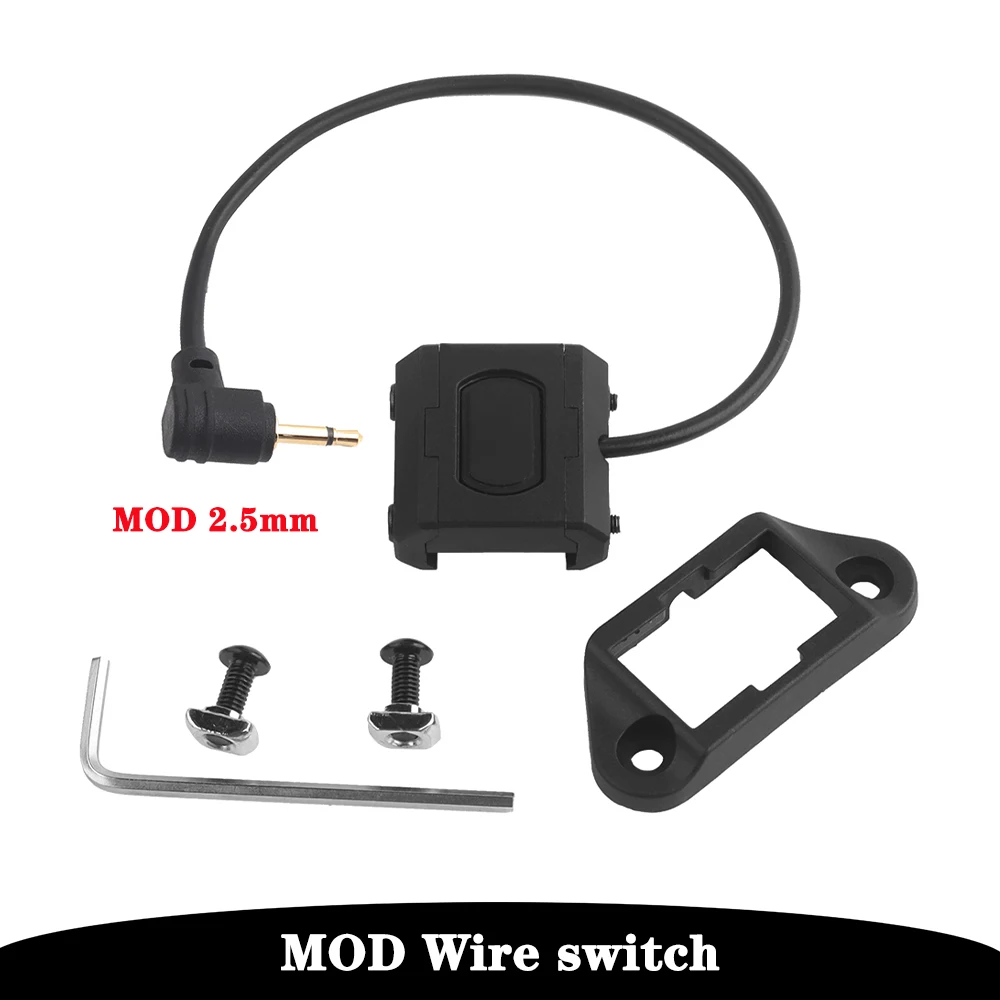 Tactical Hotkey Switch Pressure Remote for Reconnaissance Light Combined Infrared Laser Gunsight, Suitable for DBAL-A2/DBA