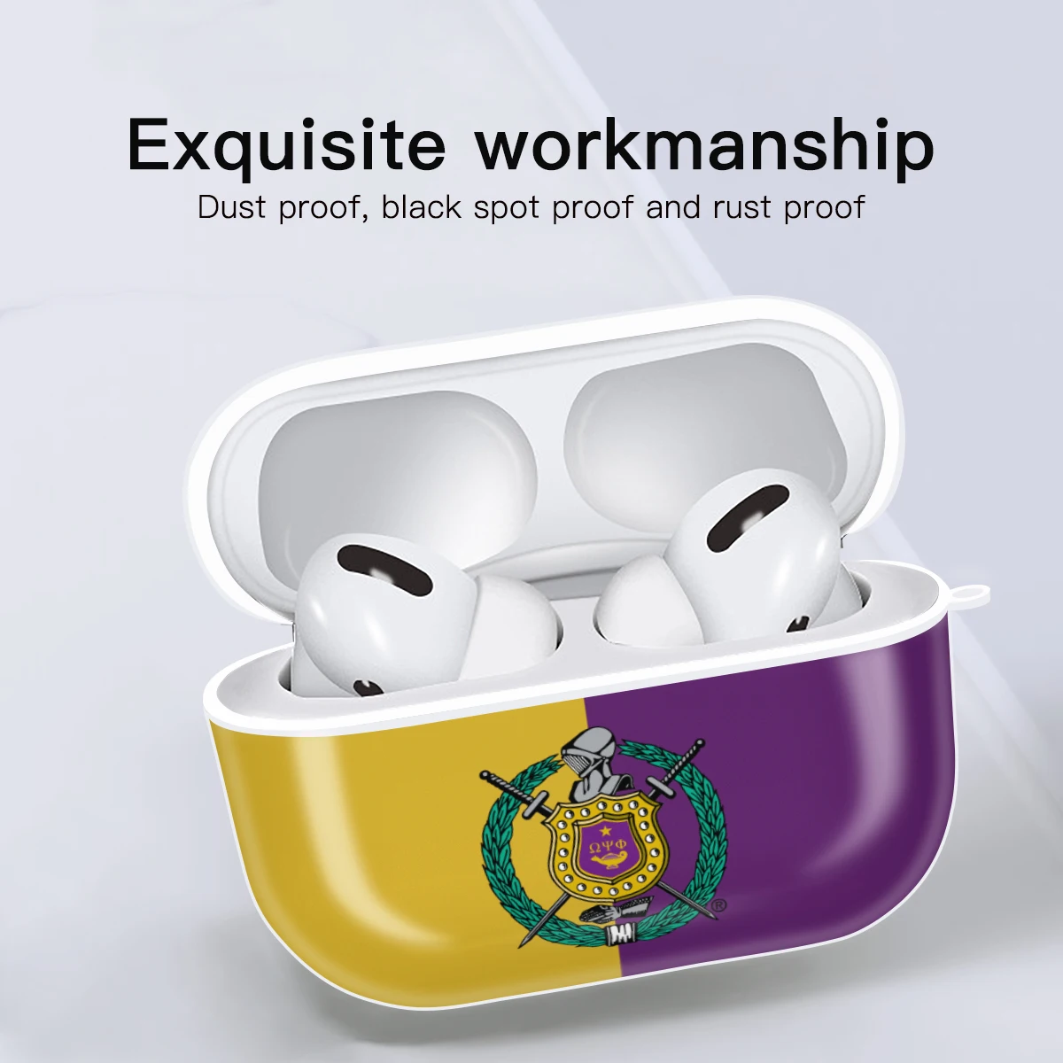 أوميغا الأخوة سماعات لاسلكية ، Psi فاي OPP الحال بالنسبة لأجهزة AirPods 1 2 3 ، غطاء لأجهزة AirPods Pro 2