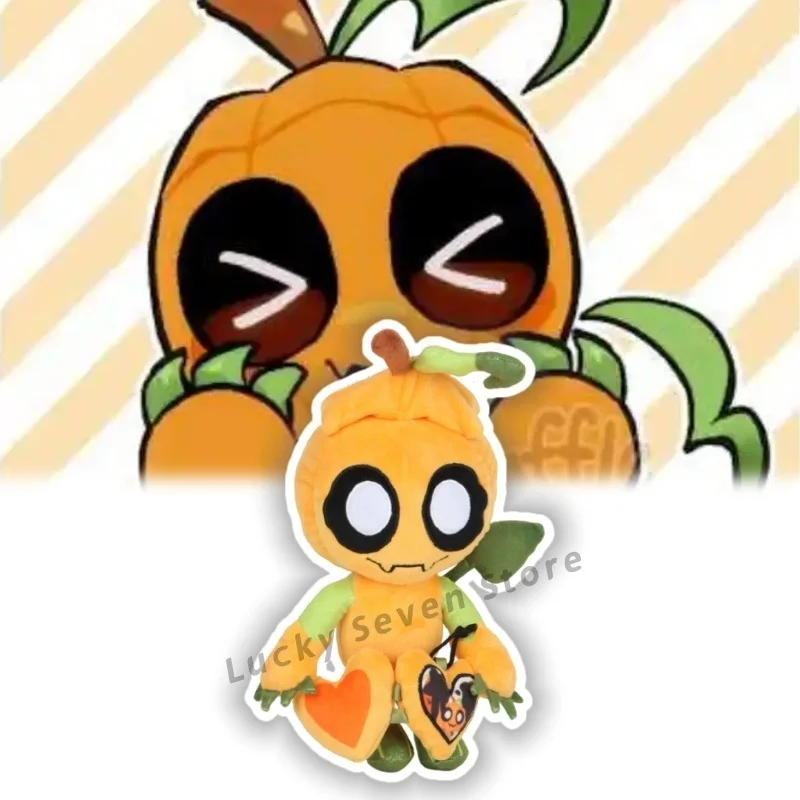 

Новая кукла Dandys World, плюшевая игрушка 18 см, мультяшная милая мягкая желтая голова тыквы, плюшевые куклы, игрушка, игровая периферия для ребенка, рождественский подарок