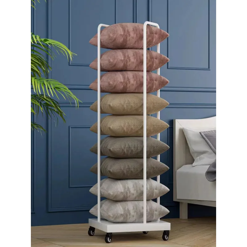 custom.Customized Aluminum Metal Pillow Display Shelves with Pulley Home & Boutique Stores