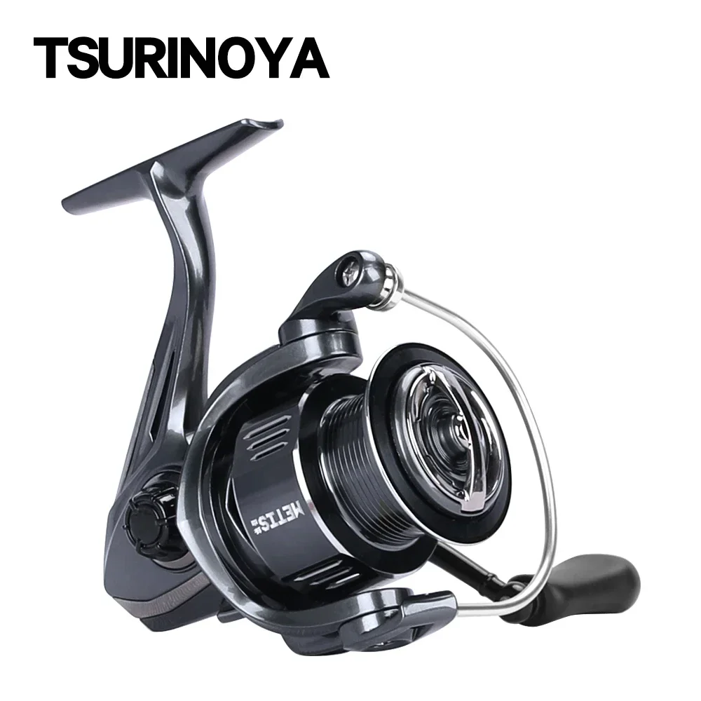 TSURINOYA Spinning Fishing Reel METIS 1000 2000 3000 Versatile Long Casting 198g Saltwater Lure Shallow Spool Pike Bass Coil