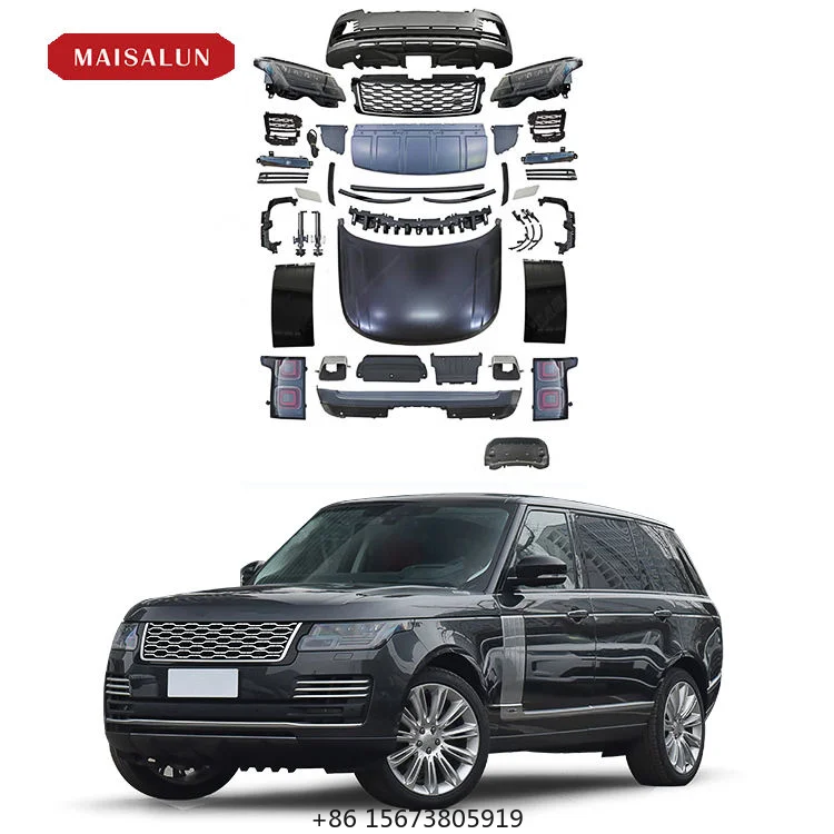2022 OEM+ Style Body Kit for Range Rover Vogue 2013-2017 Upgrade 2022 Conversion Kit With Front Rear Bumper Headlights Hood