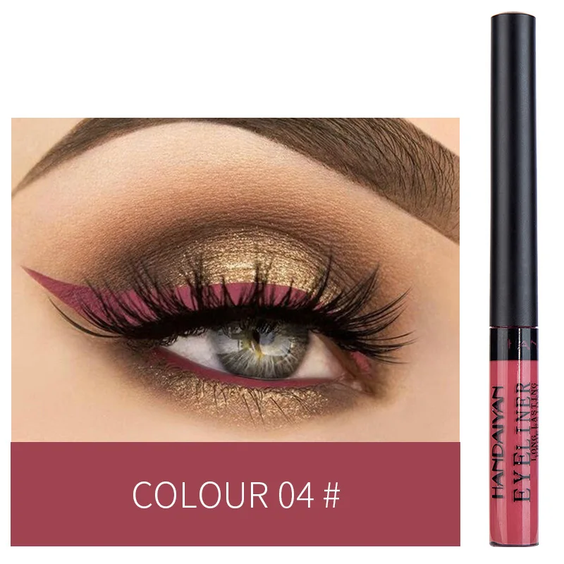 Eyeliner Pencil Liquid Enhance Green Eyes Long Lasting Formula Waterproof And Smudge-proof Vibrant Shades Waterproof Colorful