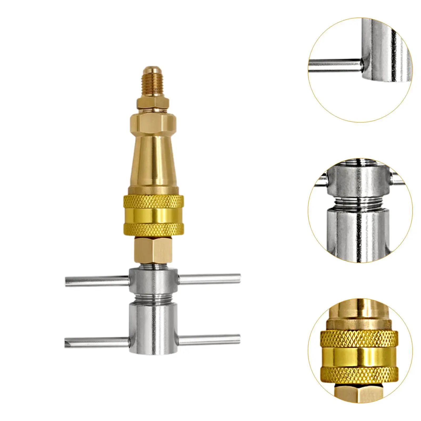 Tools Pressure Washer 1/4 inch Frige Quick Connector Unclogging Tools Frige Parts Freezers Wear Resistance Quick Connection Tool