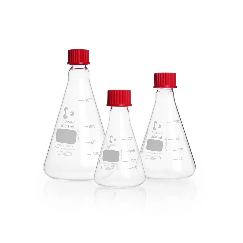 

DURAN® Erlenmeyer Flask, with DIN thread, with PBT cap