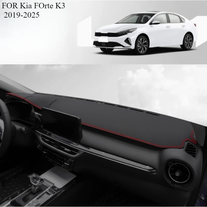 

FOR Kia FOrte K3 2019-2025 Car Dash Mat Dashmat Dashboard Mat Cover Sun Shade Dash Board Cover Carpet Accessories
