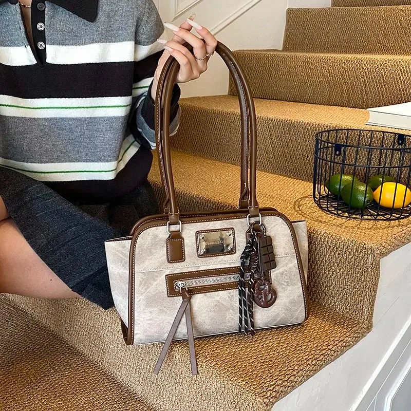 حقيبة حمل الخريف الجديدة لعام 2025 - محفظة كروس/تحت الإبط للنساء، حقيبة عمل واسعة، أساسية للتنقل الأنيق