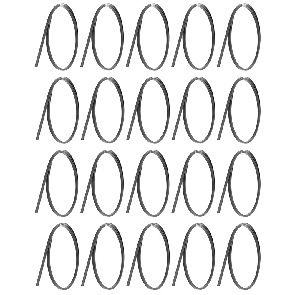 

20 Pcs Edge Strip Decorative Guitar Hemming Binding Black Abs Acoustic Strips Purfling Inlay Plastic Travel
