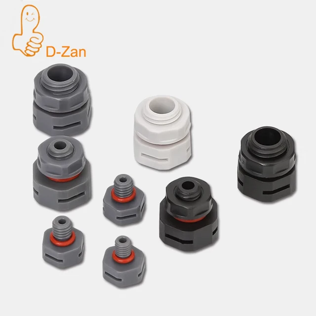 M40*1.5 Nylon Waterproof Air Vent Valve Screw In Protective Vent Plug E-PTFE Plastic Breather Vent Valve